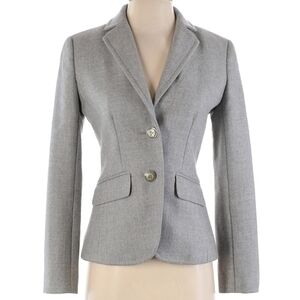 100% Wool J. Crew Women's Grey Blazer